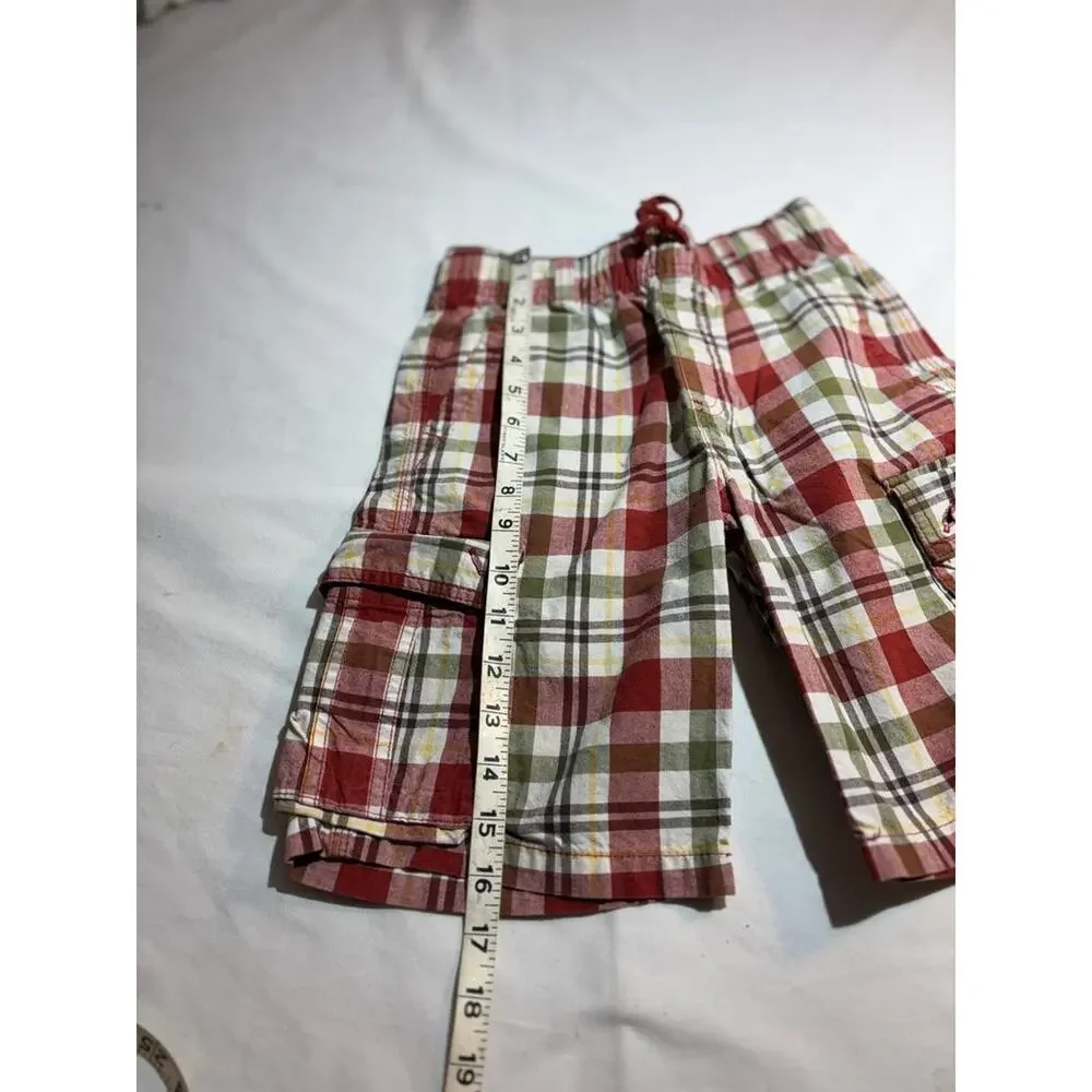 Gymboree Boys' Plaid Cargo Shorts Sz 8